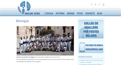 Desktop Screenshot of escoladegrallersdesitges.cat